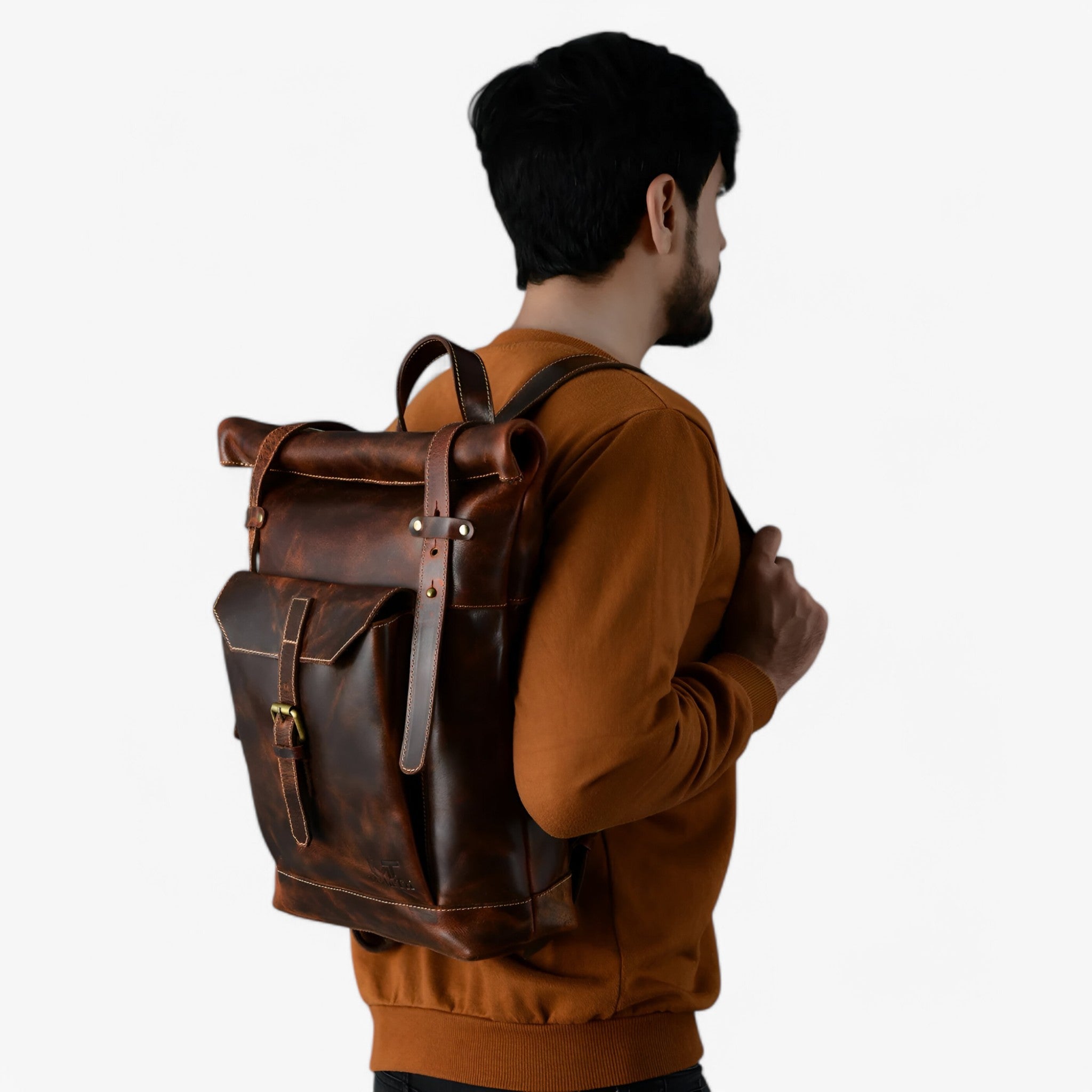 Zaino Roll-Top marrone Saddleback - - accessoires bags roll saddleback tassen zaino zaino roll - Concept Palermo