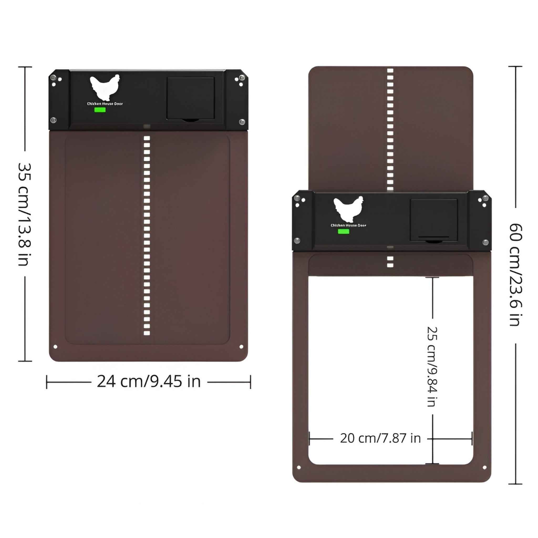 Porta Automatica Solare PRO+ per Pollaio - Sensori Luce & Timer Intelligente - - automatique capteurs cross-from-marche-lino-15830711664989 crépusculaire minuterie New-google new_for_google ouverture porte porte poulailler poulailler - Concept Palermo