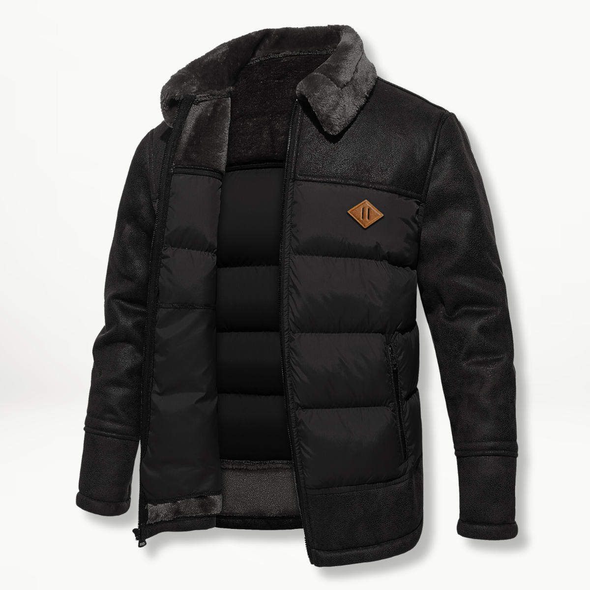 Cappotto Invernale per Uomini - La Vostra Barriera Ideale Contro il Freddo Uomo - - barriera cappotto cappotto invernale contro freddo Heren invernale Linen Men men's coats & jackets MÄNNER Pullover & Jacken Solid Tops uomini - Concept Palermo