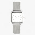 Reloj cuadrado de malla - sofisticado para la vida diaria Gold
