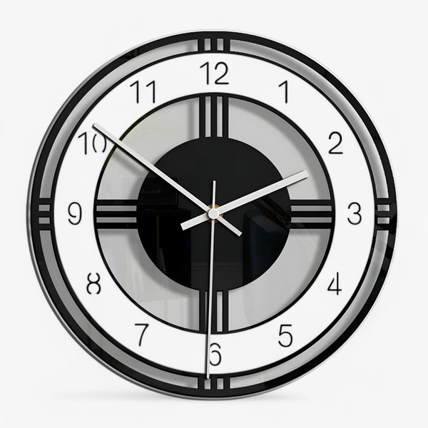 Orologio da Parete Grande Oro Silenzioso 60cm, Moderno di Lusso per Soggiorno, Ufficio, Cucina - - Linen Men orologio orologio parete P212 parete uomo wall clocks - Concept Palermo