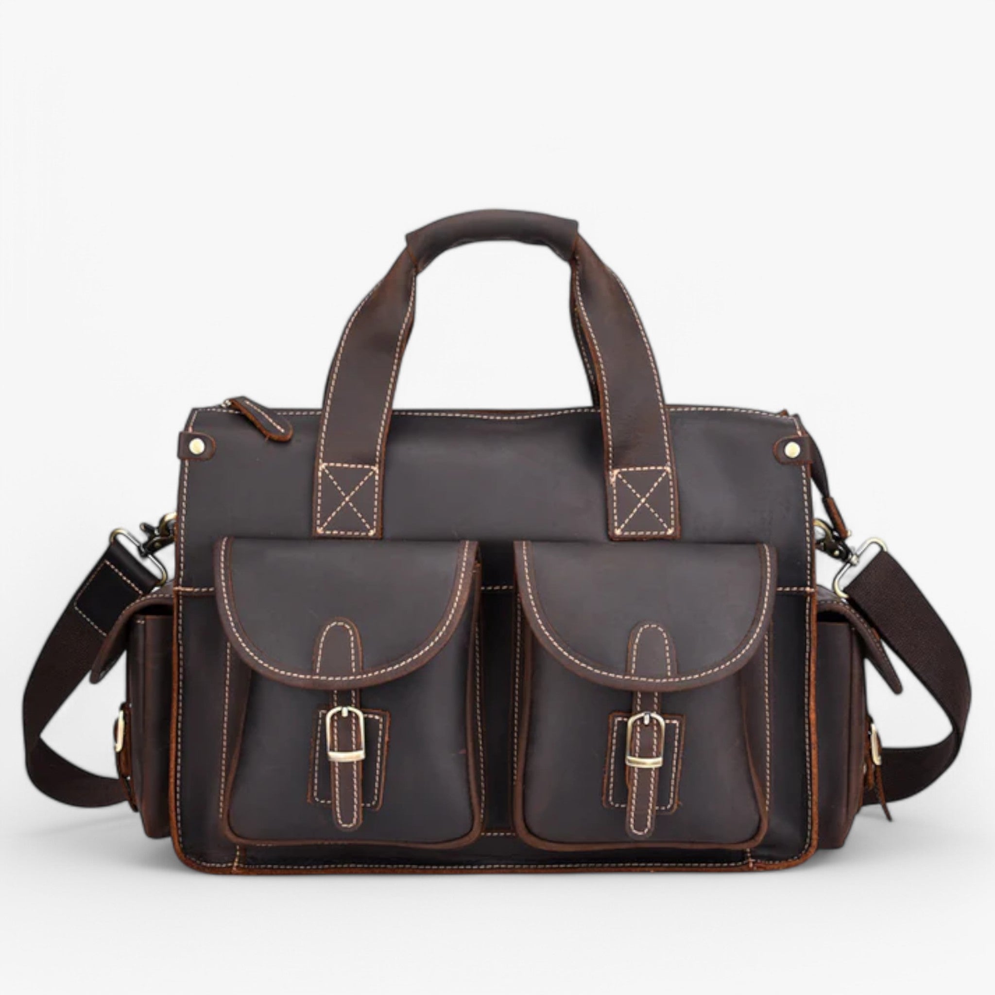 Valigetta in pelle vintage Donna - - accessoires bags donna pelle tassen valigetta valigetta pelle vintage - Concept Palermo