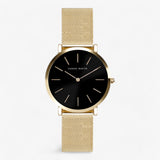 Rond gouden horloge - Tijdloze elegantie
