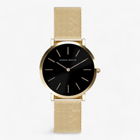 Orologio rotondo in oro - Eleganza senza tempo - - eleganza Linen orologio orologio rotondo rdy rotondo shop tempo Unisex watches - Concept Palermo