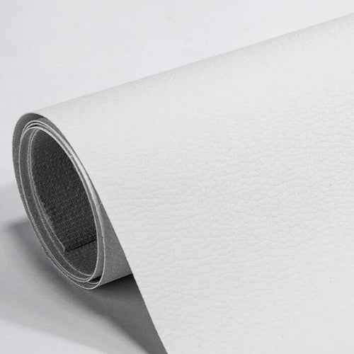 Toppe di Pelle Adesive Nere per Riparazione Divano, Sedile Auto, Abbigliamento - Confezione di 10x20cm - Blanc - adhésifs auto cross-from-marche-lino-15835938521437 cuir New-google new_for_google patchs patchs auto réparations - Concept Palermo