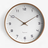 Moderne Minimalistische Stille Wandklok, Zwart Vierkant Ontwerp