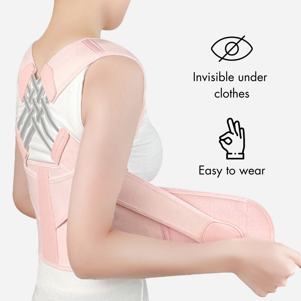 Correttore Posturale Invisibile Uomo Donna, Fascia Elastica Schiena Dritta Regolabile - - correzione correzione istantanea correzione istantanea della postura- €25 istantanea postura WOMEN - Concept Palermo