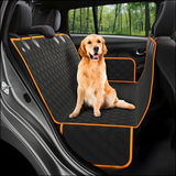 Waterdichte Zwarte Autohoes voor Honden - Universeel, Uitschuifbaar, Antislip, Volledige Bescherming