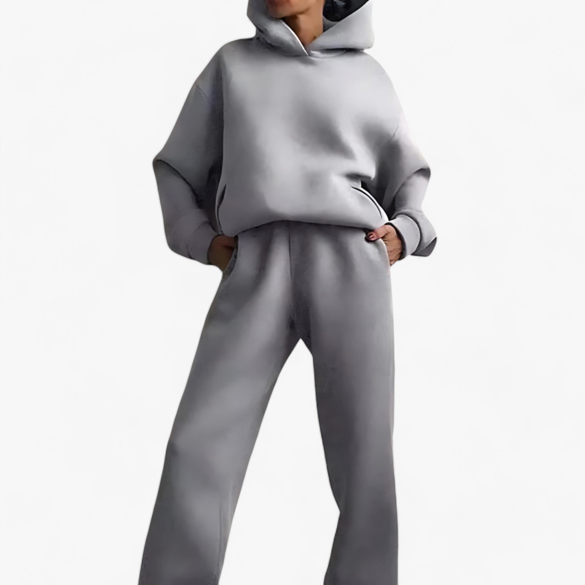 Set Giacche a Cappuccio Invernali Valeria - Calore accogliente per le giornate fredde Uomo - Grigio - 2 piece accogliente calore cappuccio fredde giacche giacche cappuccio giornate invernali outdoor set trends women - Concept Palermo