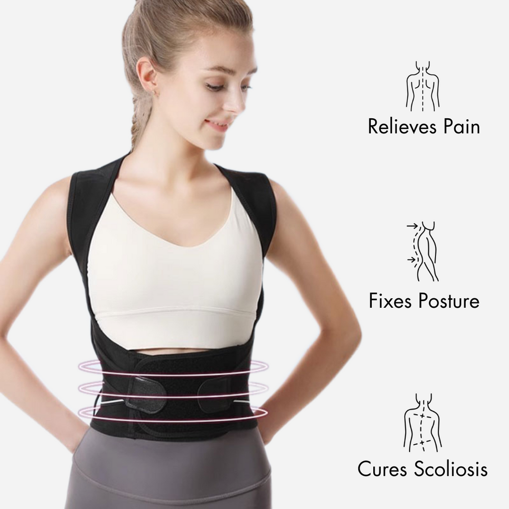 Correttore Posturale Invisibile Uomo Donna, Fascia Elastica Schiena Dritta Regolabile - - correzione correzione istantanea correzione istantanea della postura- €25 istantanea postura WOMEN - Concept Palermo