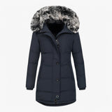 Luxuriöse und warme Damen Winterjacke
