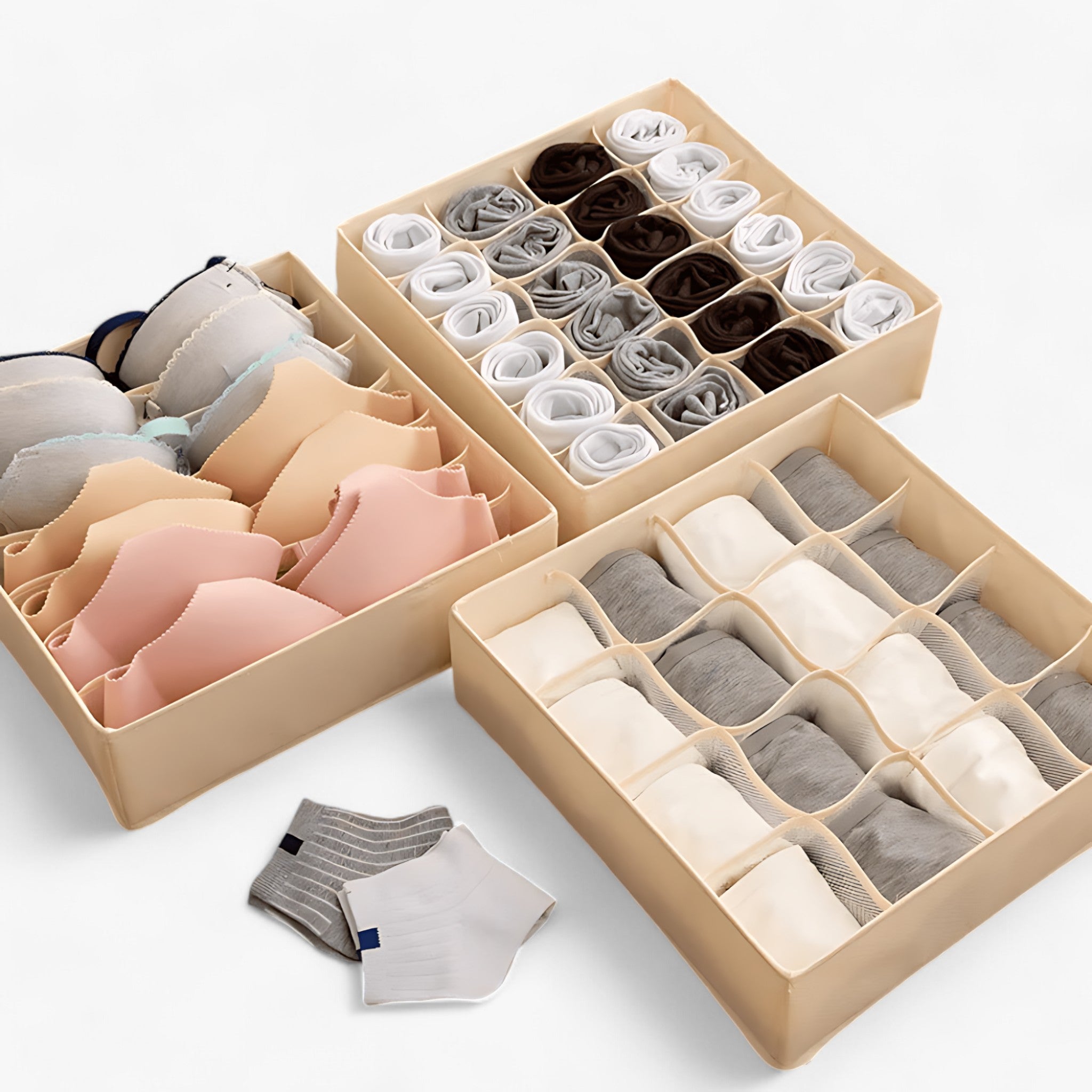 Organizzatore di Biancheria Intima Separatore di Cassetti Regolabile - Mantieni Calze e Suti in Ordine e Organizzati - - biancheria calze cassetti closet organizer Clothing Organizer home & garden intima mantieni ordine Organizer organizzati underwear organizer wardrobe organizer - Concept Palermo