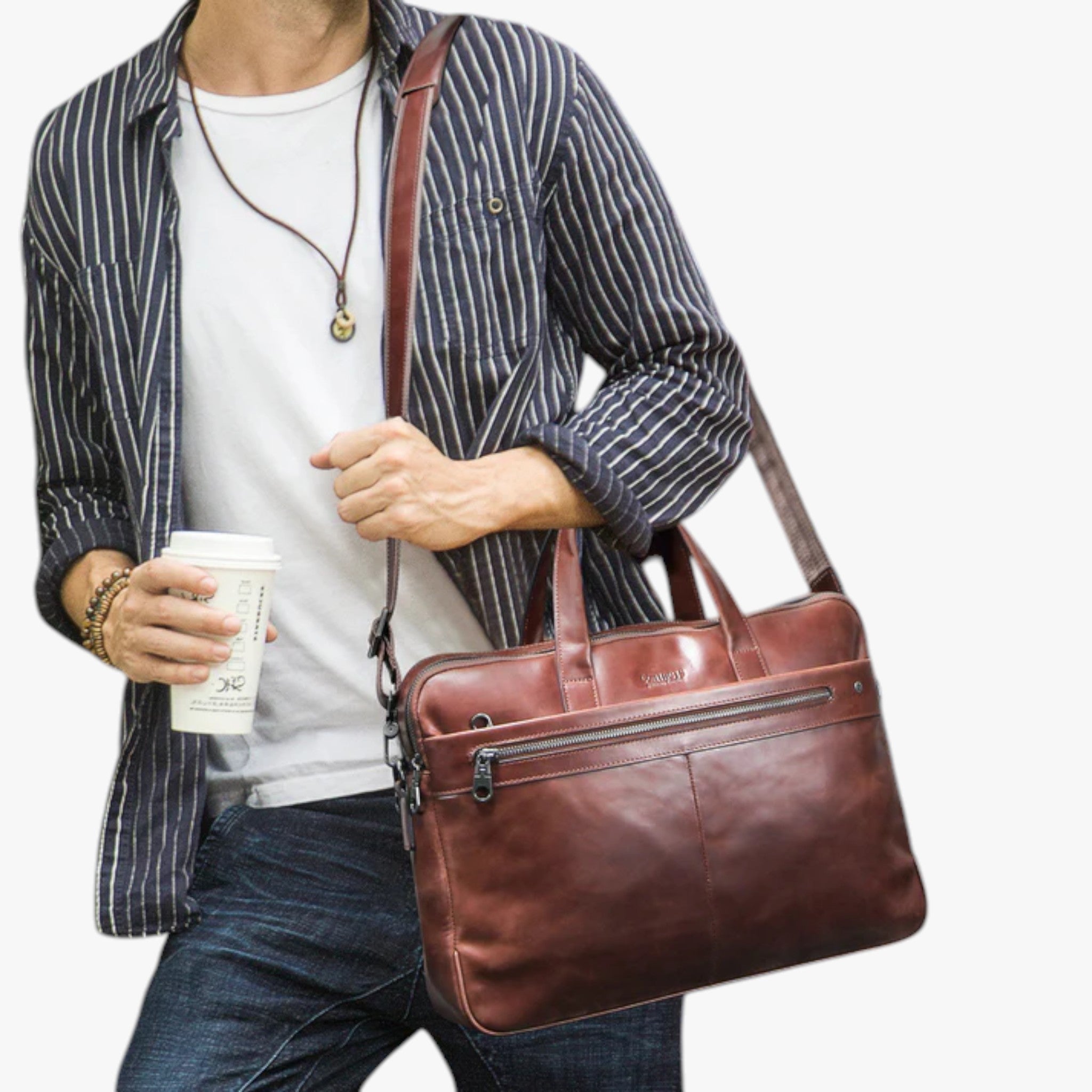 Borsa per Laptop in Pelle Donna - - accessoires bags borsa borsa laptop donna laptop pelle tassen - Concept Palermo