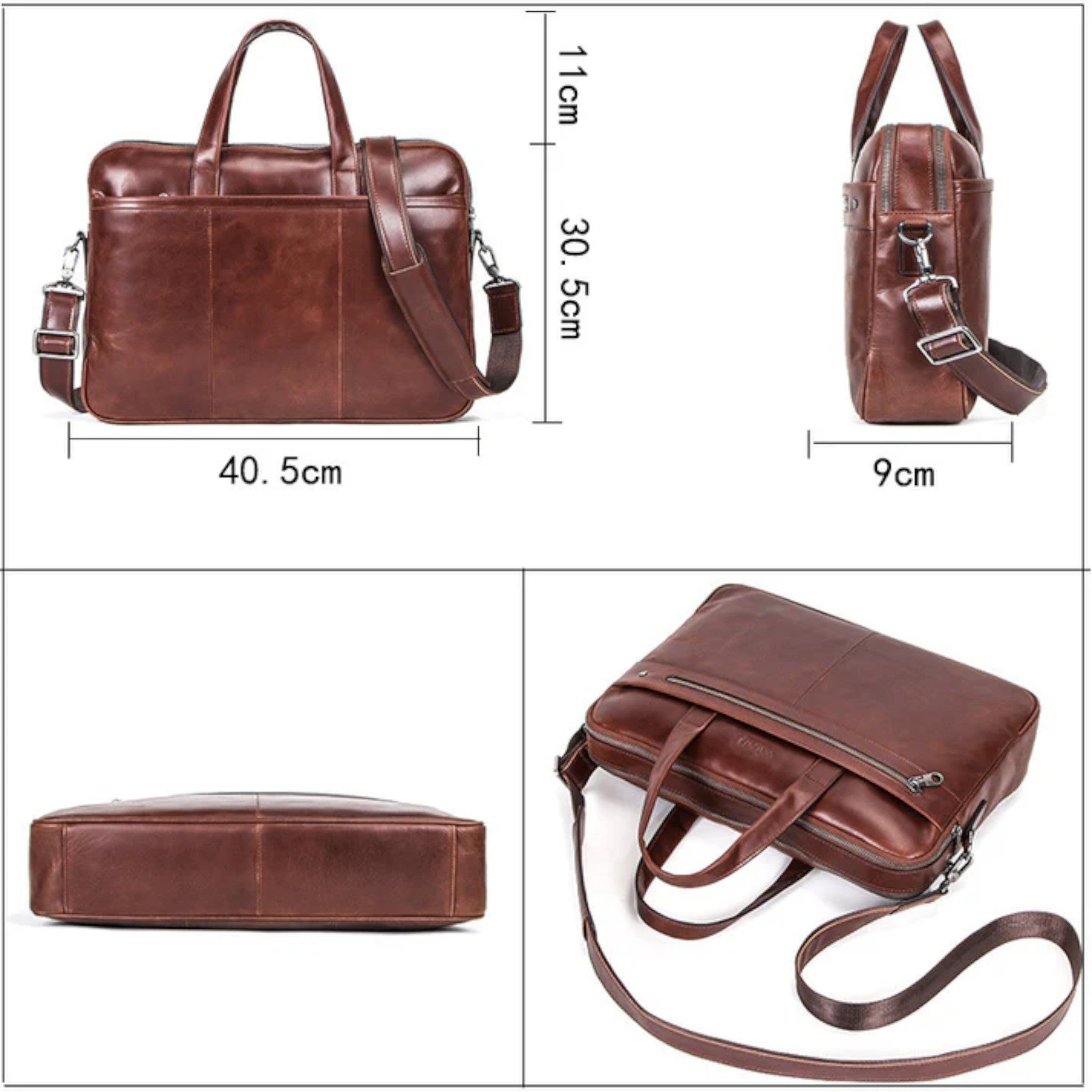 Borsa per Laptop in Pelle Donna - - accessoires bags borsa borsa laptop donna laptop pelle tassen - Concept Palermo