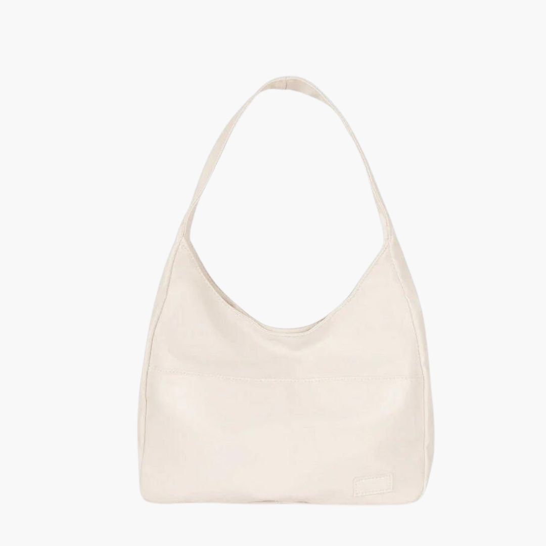 Borsa Hobo in pelle vegana Maya stilosa per donne attente alle tendenze Donna - Crema - alle attente bags borsa borsa hobo donna donne hobo Leather Bag - Concept Palermo
