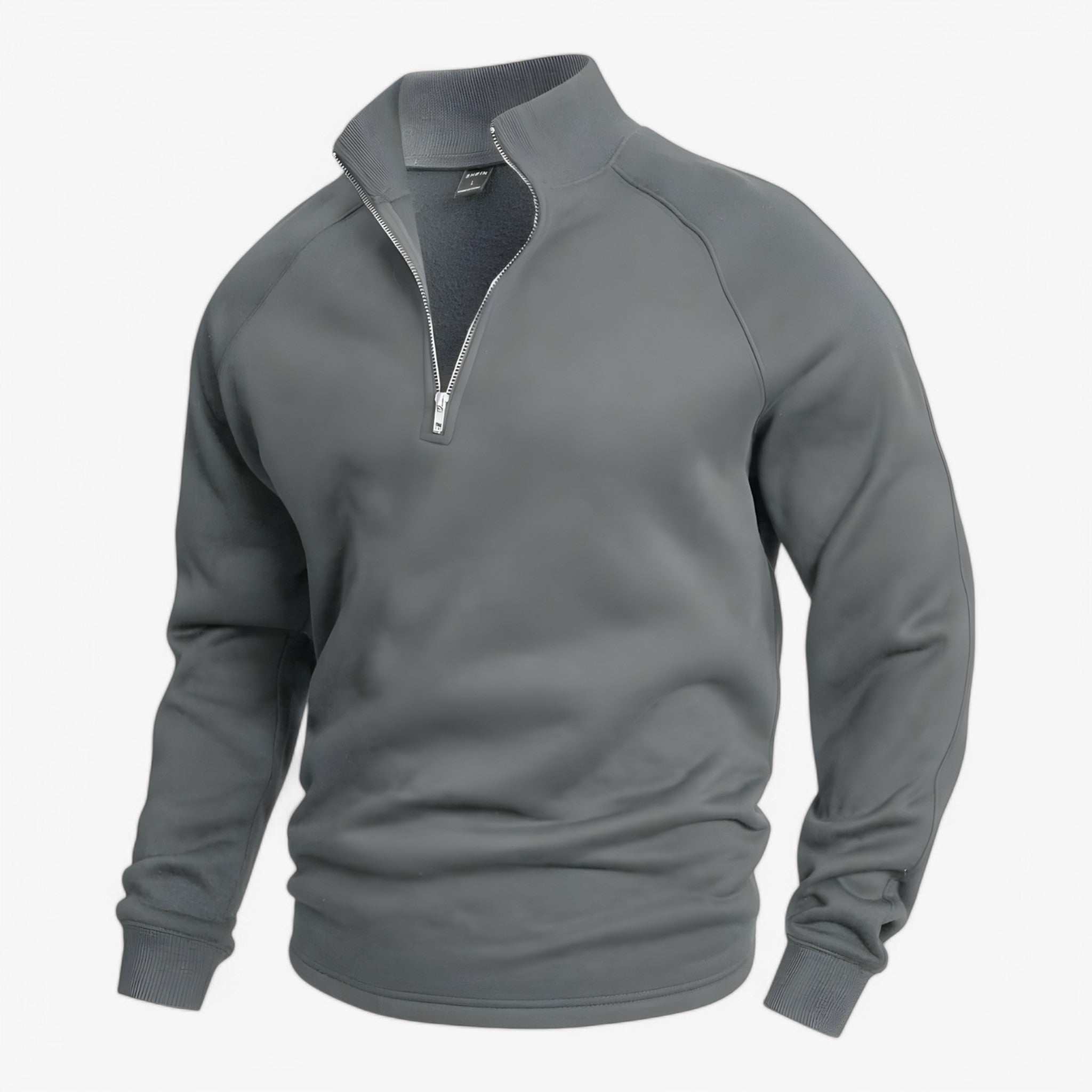 Maglione Casual a Mezzo Zip Uomo - - casual Clothing Half zip Heren Herenkleding Kleding Lange mouwen maglione maglione casual Mannenkleding men's coats & jackets mezzo Rogue Sweater Truien uomo zwart - Concept Palermo