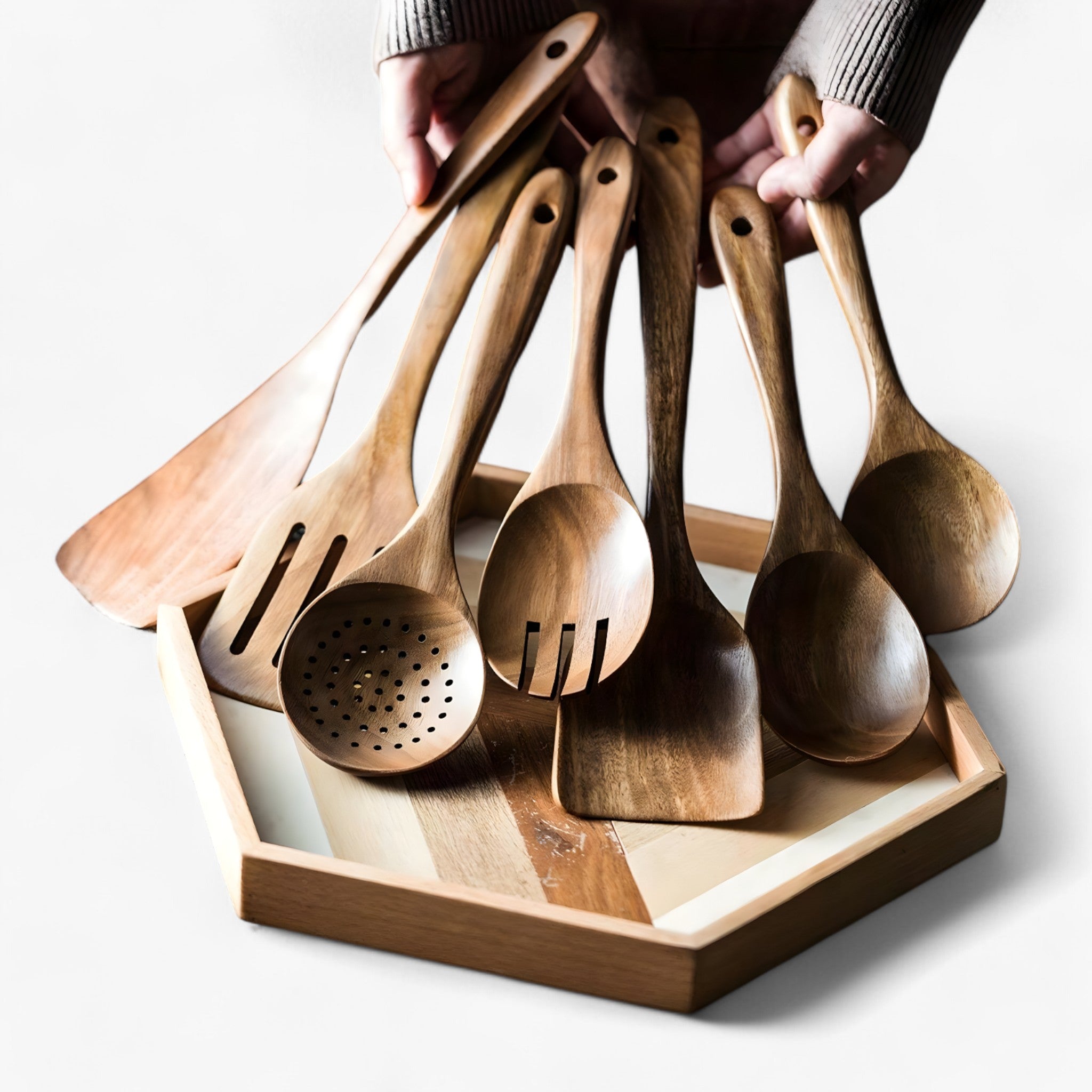 Set da cucina in legno Sostenibile ed Uomo - - cucina cucina legno home & garden huis & tuin legno sostenibile uomo - Concept Palermo