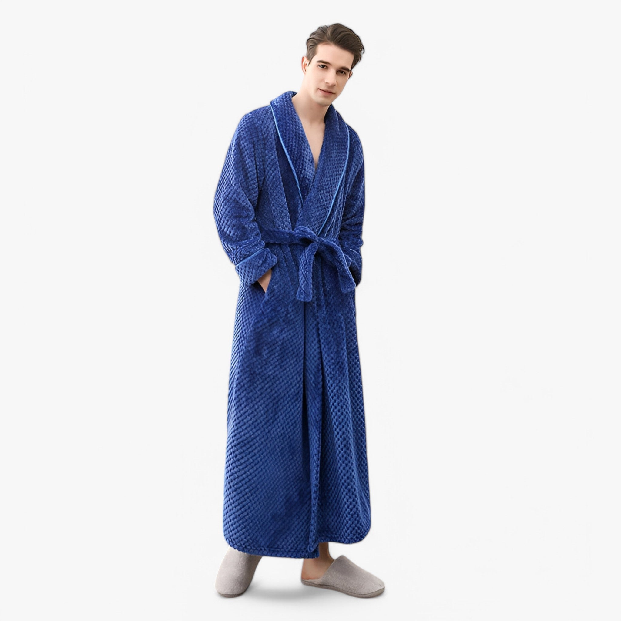 Morbido Accappatoio in Pile Donna - - accappatoio accappatoio pile Autumn Bathrobes donna Fleece Fluffy Long Sleeve Nightgown Pajama pile Pocket Robe Sleepwear sofia | morbido accappatoio in pile - € Solid Color Spring Winter Women - Concept Palermo
