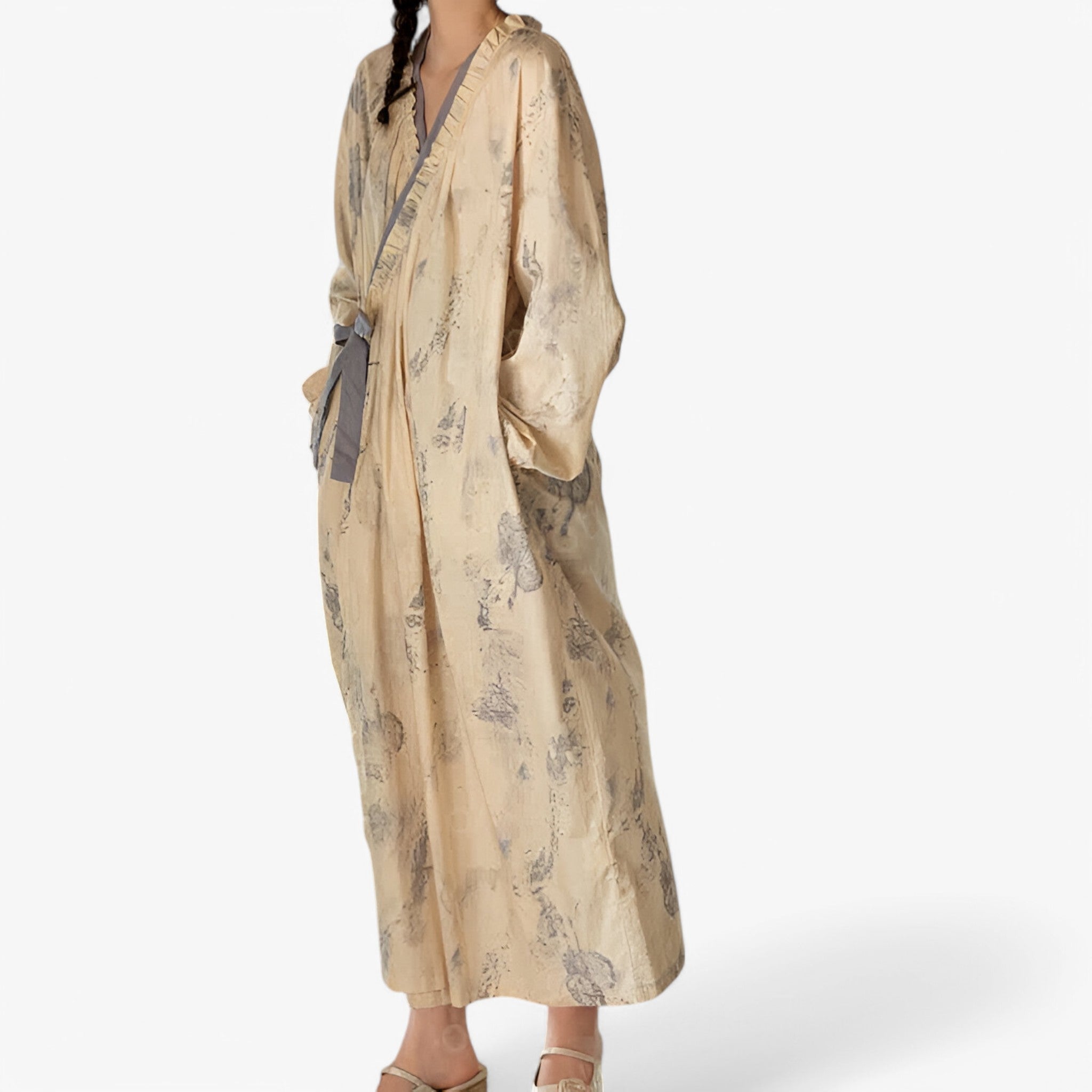 Morbida Camicia da Notte in 100% Cotone Puro Donna - - Autumn camicia cotone Cotton donna EDM-repurchase elise | morbida camicia da notte in 100% cotone puro - € Ink Long Sleeve Loungewear morbida morbida camicia Nightdress Nightgown Nightie notte Pajama puro Set Sleepwear Spring Summer Women - Concept Palermo
