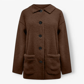 Kappa Sherpa Eterna - MARRONE - eterna kappa kappa sherpa Polyester sherpa Solid Women women's coats & jackets - Concept Palermo