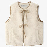 Dames cardigan met wollook in gelaagde stijl, klassieke comfort