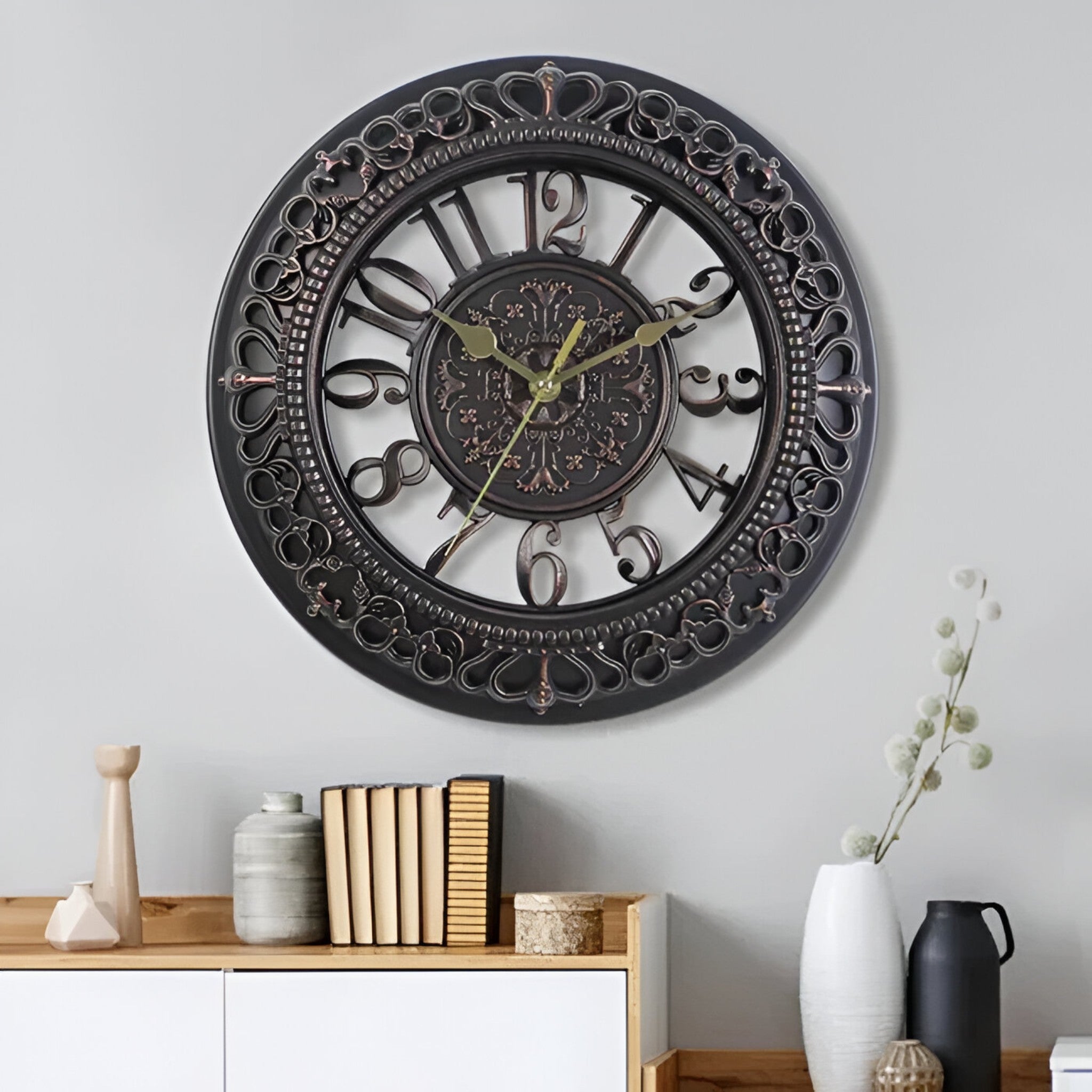 Orologio da Parete di Lusso per Uomo, Design Moderno e Silenzioso - - orologio orologio parete P365 parete uomo wall clocks - Concept Palermo