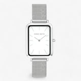 Orologio rettangolare in argento - resistente ed Gold Uomo