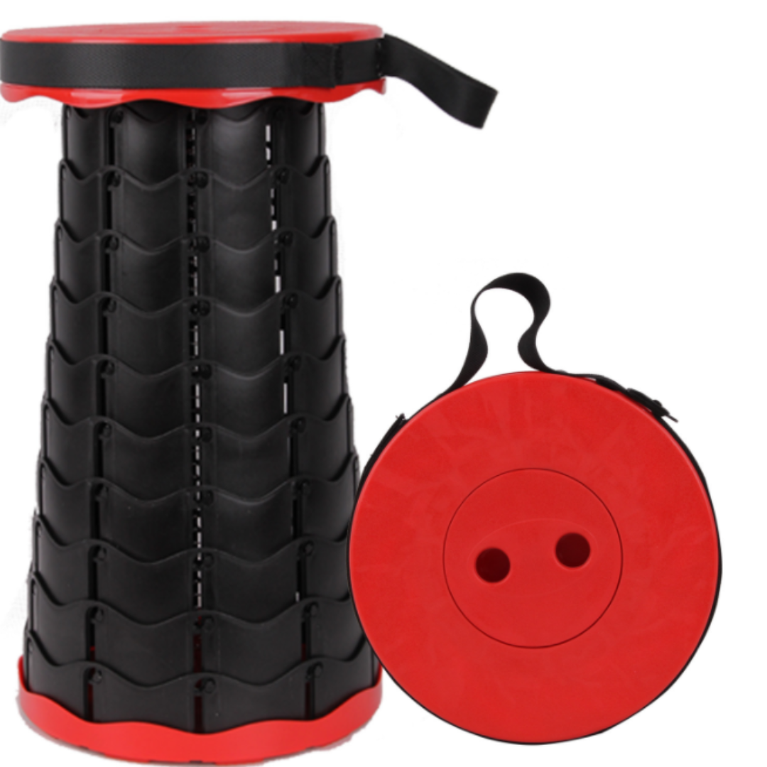 2.0 Sgabello pieghevole allungabile 4 altezze di seduta - Colori misti Rosso - allungabile altezze Extendable folding stool folding chair folding stool fortable chair home & garden pieghevole seduta sgabello sgabello pieghevole - Concept Palermo