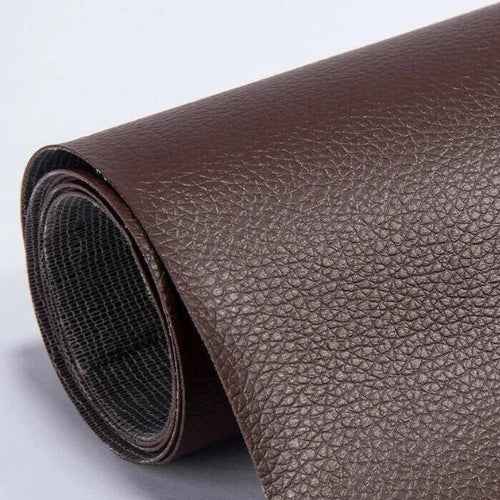Toppe di Pelle Adesive Nere per Riparazione Divano, Sedile Auto, Abbigliamento - Confezione di 10x20cm - Brun foncé - adhésifs auto cross-from-marche-lino-15835938521437 cuir New-google new_for_google patchs patchs auto réparations - Concept Palermo
