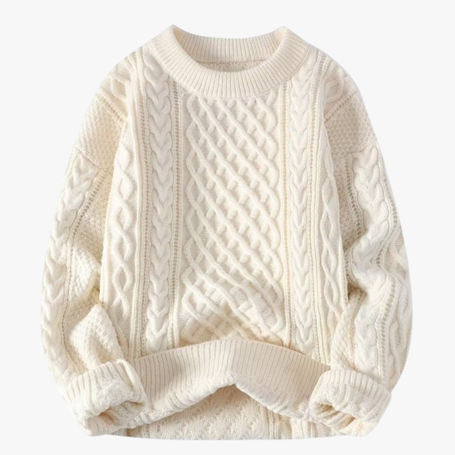 Maglione in morbida lana da donna: calore e stile senza sforzo - Bianco S - calore donna lana maglione maglione morbida morbida sforzo stile Sweater sweaters sweaters & cardigans - Concept Palermo