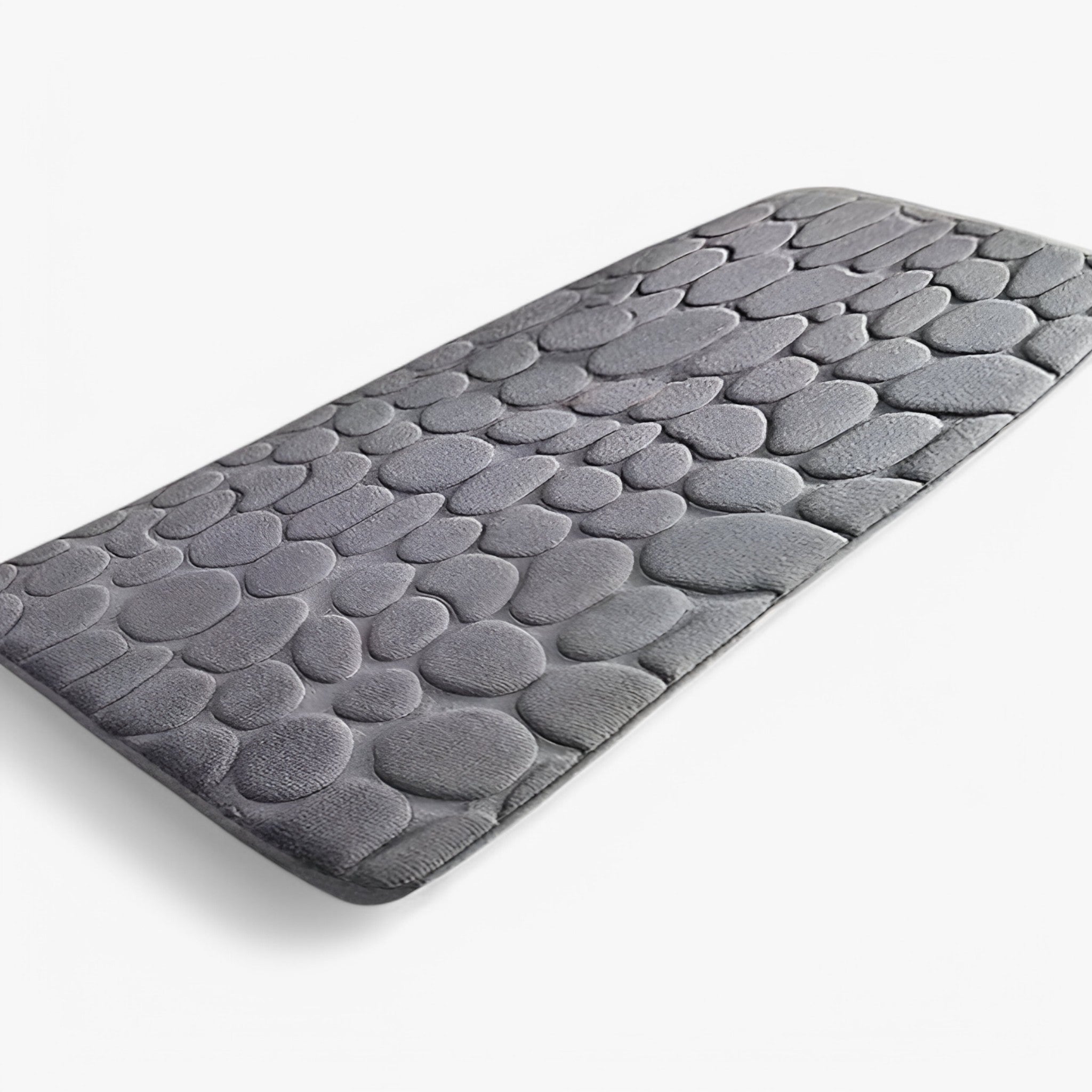Tappetino da bagno grande a strisce lunghe - lavabile in lavatrice Uomo - Grigio 50x120cm - bagno bath mats home & garden lavabile lavatrice lunghe mats strisce tappetino tappetino bagno - Concept Palermo