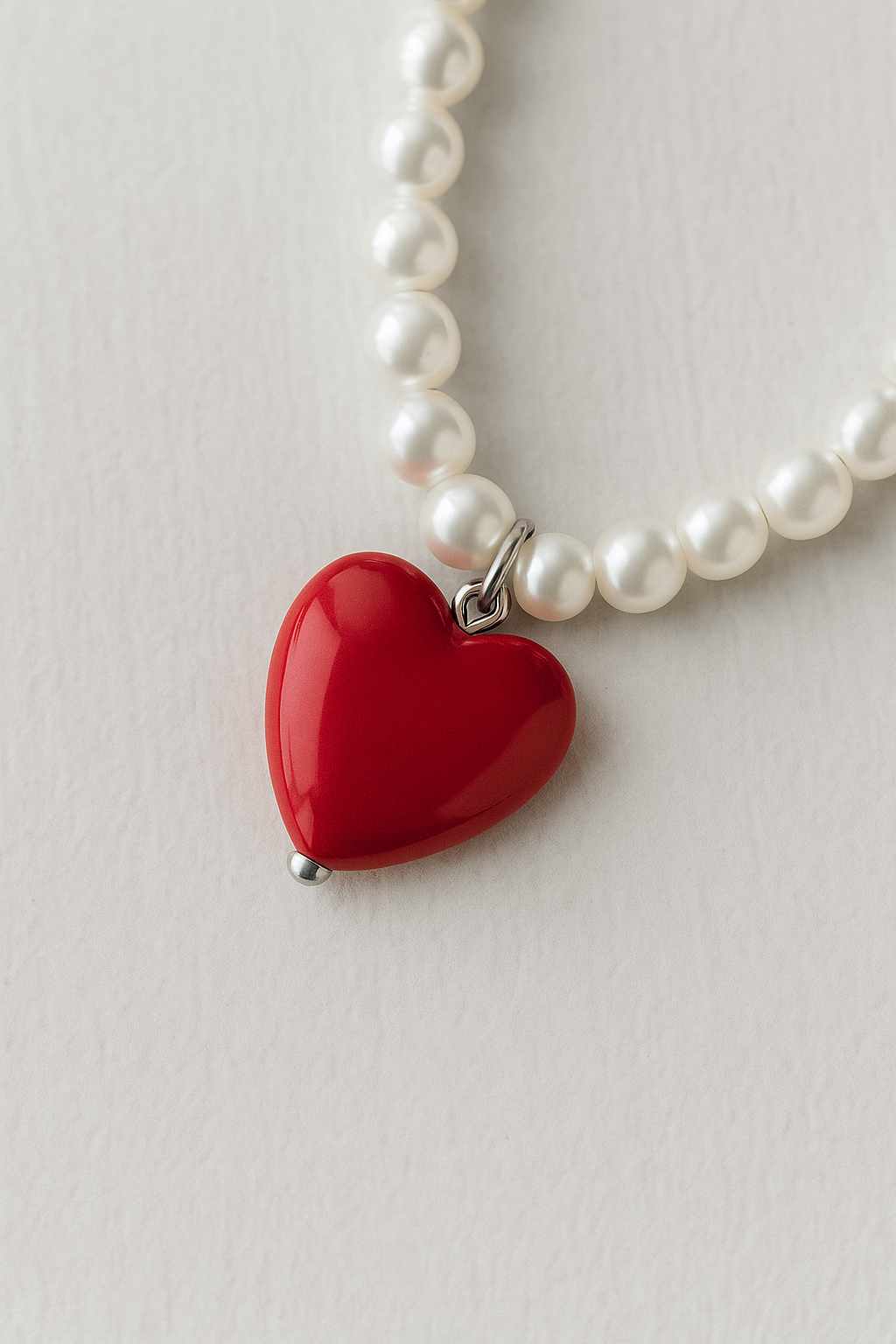 Collana con perline LiveWell Healing Heart Lana Donna - - collana collana perline donna elegant womens necklaces Fashion Necklaces healing heart heart necklace jewelry lana livewell necklace NECKLACES Necklaces for women pearl necklace - Concept Palermo