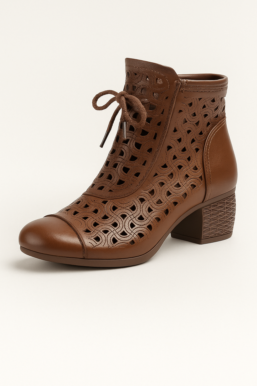 Stivaletti Estivi con Lacci e Design Traforato Uomo - Marrone - BOOTS Boots & Shoes design estivi lacci shoes shoes for women shoes woman Shoes women stivaletti stivaletti estivi traforato uomo - Concept Palermo