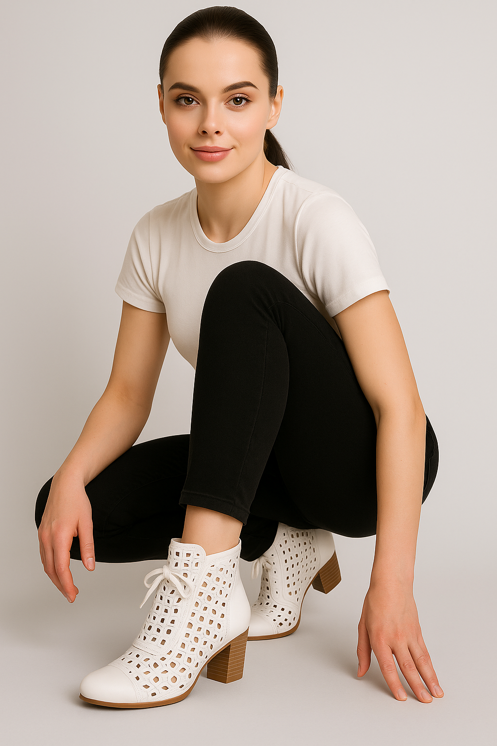 Stivaletti Estivi con Lacci e Design Traforato Uomo - - BOOTS Boots & Shoes design estivi lacci shoes shoes for women shoes woman Shoes women stivaletti stivaletti estivi traforato uomo - Concept Palermo