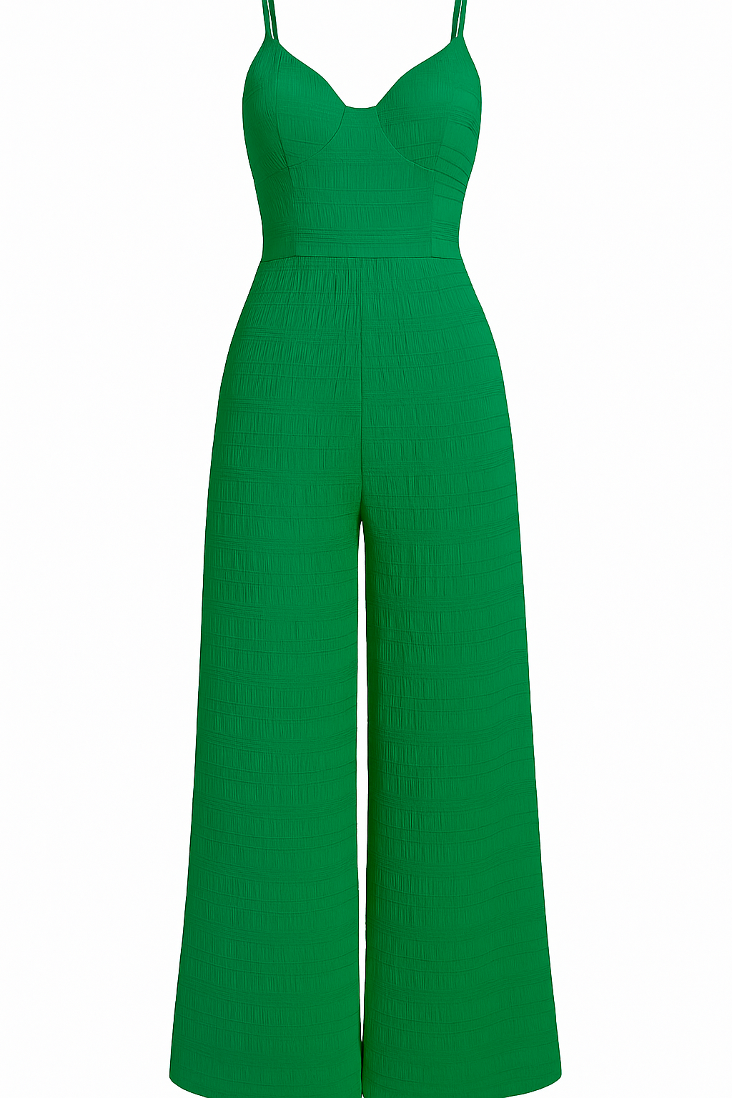 Tuta estiva con spalline sottili e nodo sulla schiena - Verde - estiva female dress Maxi Dresses nodo one-pieces schiena soft fabric dress sottili spalline sulla summer dress trendy dress tuta women's dress - Concept Palermo