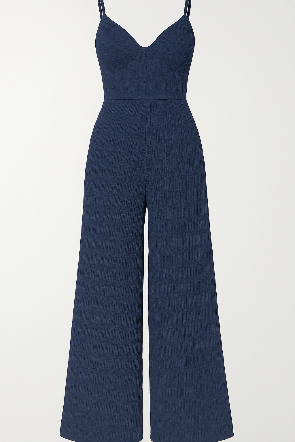 Tuta estiva con spalline sottili e nodo sulla schiena - Blu Navy - estiva female dress Maxi Dresses nodo one-pieces schiena soft fabric dress sottili spalline sulla summer dress trendy dress tuta women's dress - Concept Palermo