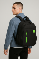 Waterdichte anti-diefstal rugzak voor heren van Oxford met USB, 15,6" voor laptop, werk en reizen
