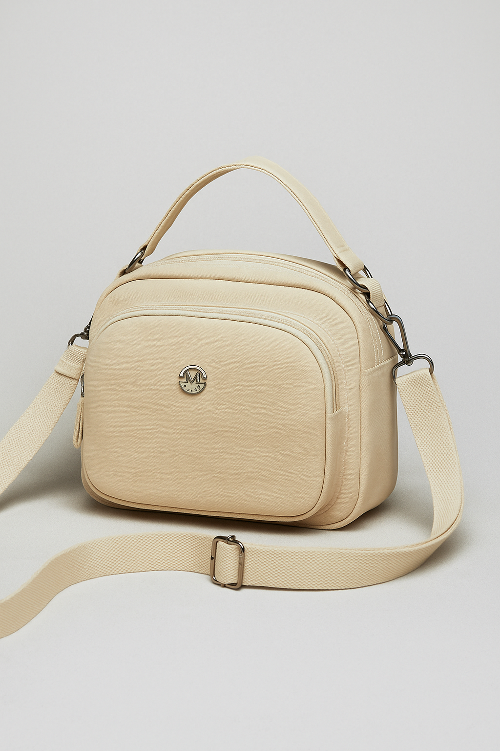 Borsa a Tracolla in Nylon Leggera, Resistente e Stile Compatto - Beige (20cm< Lunghezza Max <30cm) - bag Bags borsa borsa tracolla compatto handbags leggera nylon resistente stile women bags Women's handbags - Concept Palermo