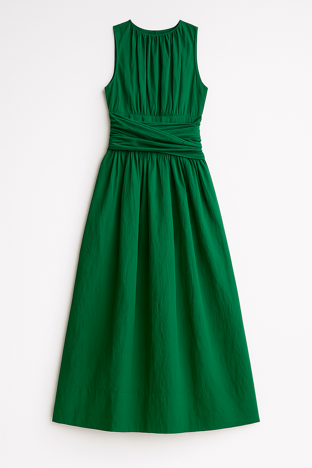 Vestito midi a figura con spalline sottili e spacco laterale Donna - Verde militare - armygreen black blue burgundy casual dress clothing coll:dresses coll:trending coll:work_chic coll:workleisure crew neck daily daily casual donna dresses figura home in_six_month inner sample invisible zipper laterale leisure maxi midi non-stretch not_low_sales photo_model regular regular fit side pleated sleeveless sottili spacco spalline spring spupresale summer wedding white women work woven fabric - Concept Palermo