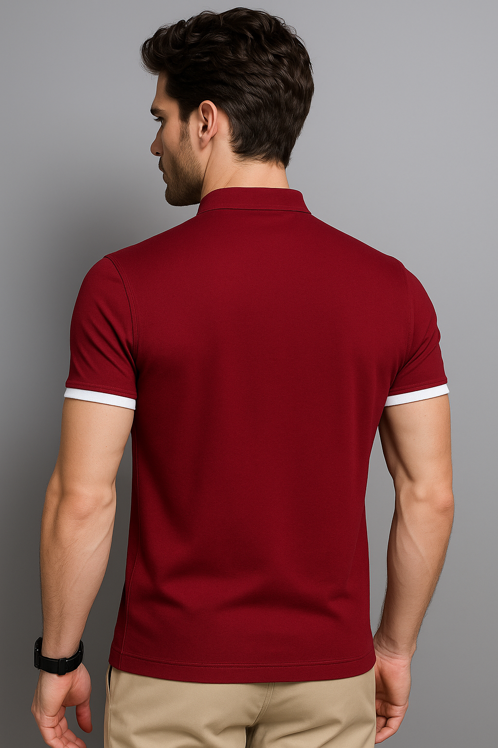 Polo Uomo Slim Fit in Cotone con Colletto alla Coreana - Tanti Colori e Taglie Disponibili - - alla colletto coreana men's polo men's polo shirt men's top clothes polo polo uomo shirts & polos Shirts und Polos slim uomo - Concept Palermo