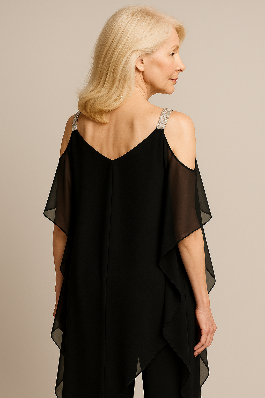 Tuta Elegante Donna Asimmetrica Monospalla per Cerimonia e Serata - Vari Colori - - abbigliamento asimmetrico asimmetrica cerimonia cerniera posteriore donna one-pieces outfit sofisticato tuta tuta alla moda tuta con copertura tuta donna tuta elegante tuta in velo tuta moda tuta per occasioni speciali vestito per eventi - Concept Palermo