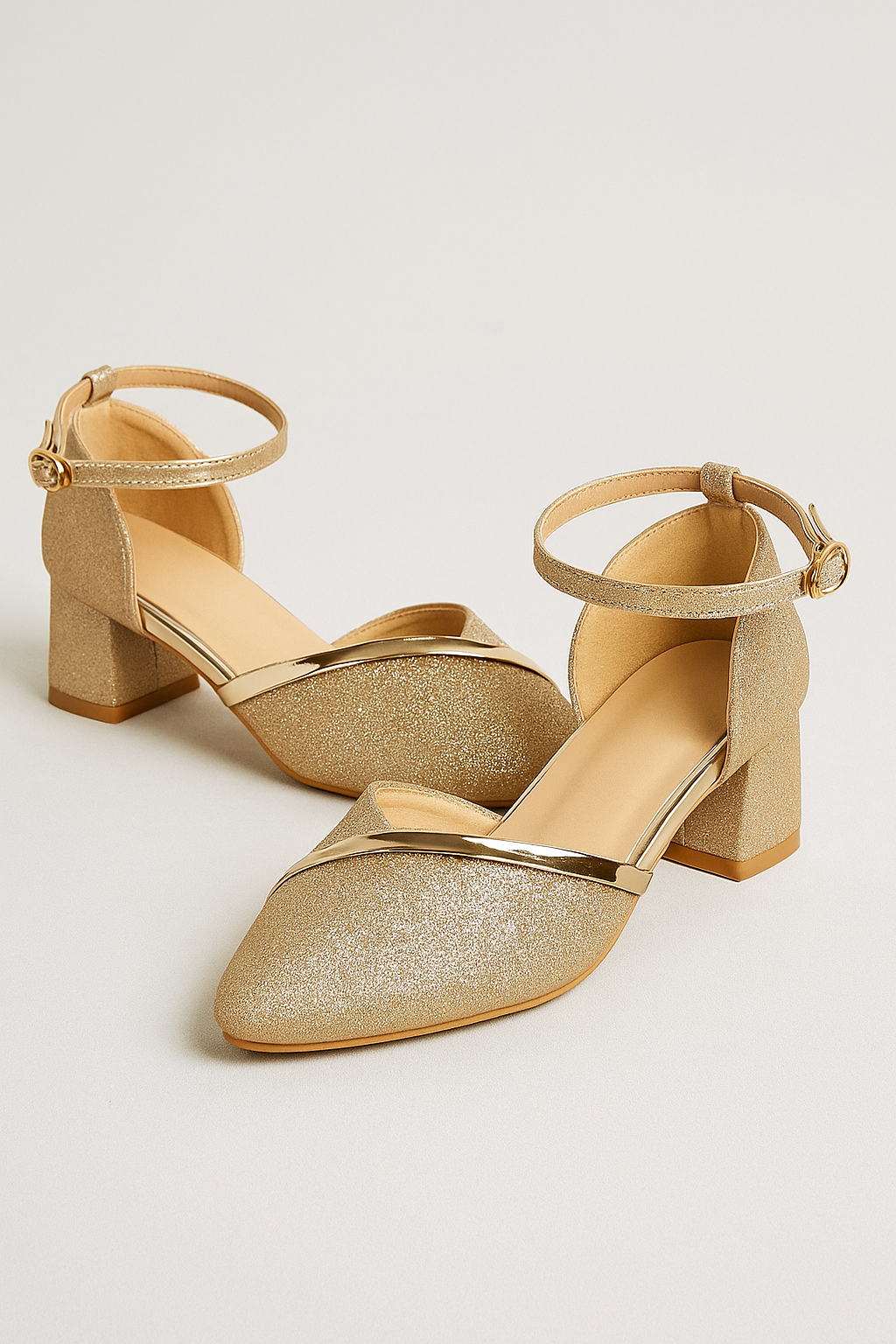 Décolleté con Tacco Blocco Eleganti in Colori Raffinati per Donna - Oro - blocco colori décolleté Frauen Sandalen helena | scarpe décolleté eleganti con tacco blocco in colori raffinati - € raffinati scarpe scarpe décolleté Summer tacco - Concept Palermo