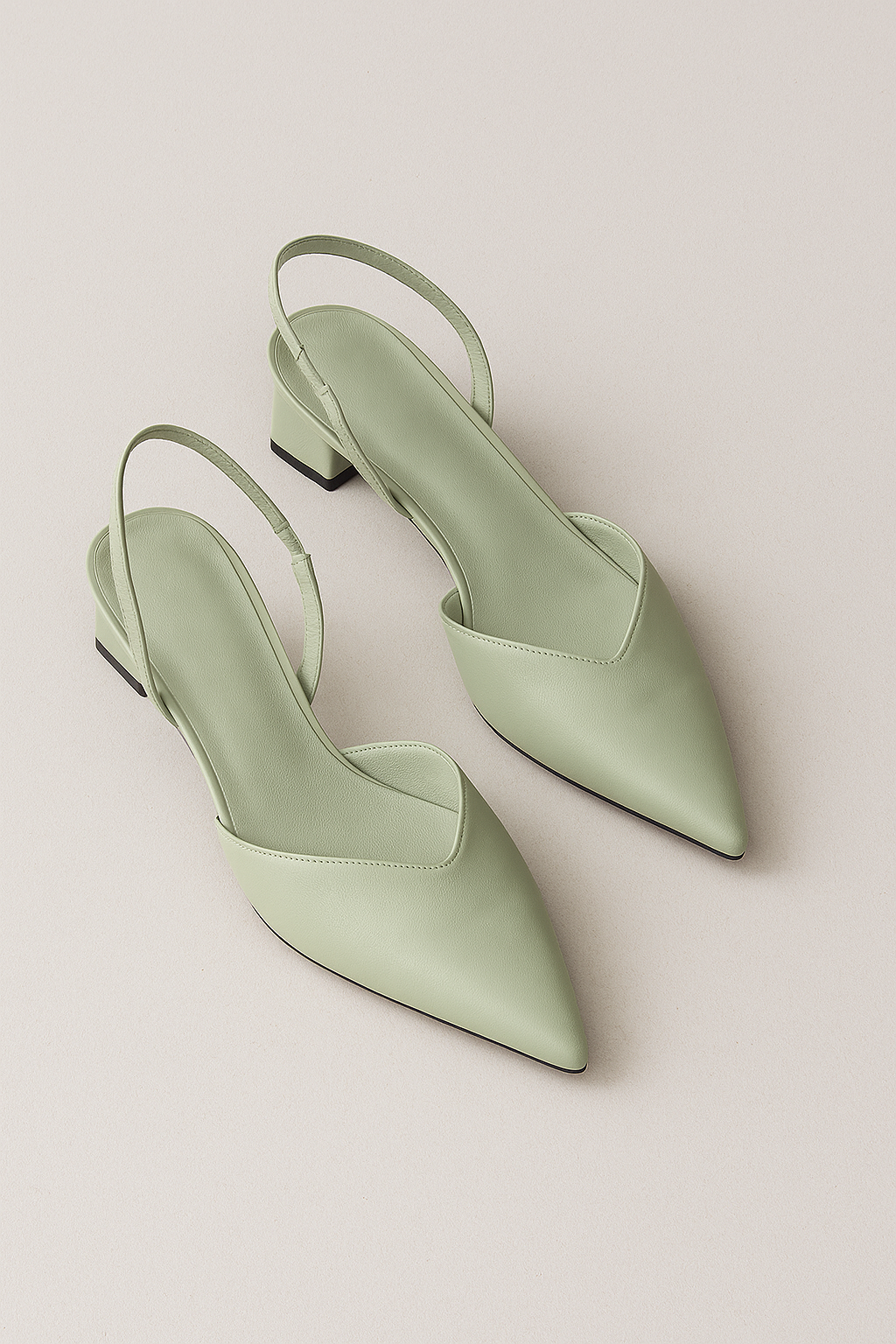 Scarpe slingback con punta a forma di diamante e tacco blocco moderno - Alta Qualita, Consegna Rapida - Verde - blocco diamante forma Frauen Sandalen matilda | scarpe slingback eleganti con punta a forma di diamante e tacco blocco moderno- € punta scarpe scarpe slingback slingback SPRING - Concept Palermo