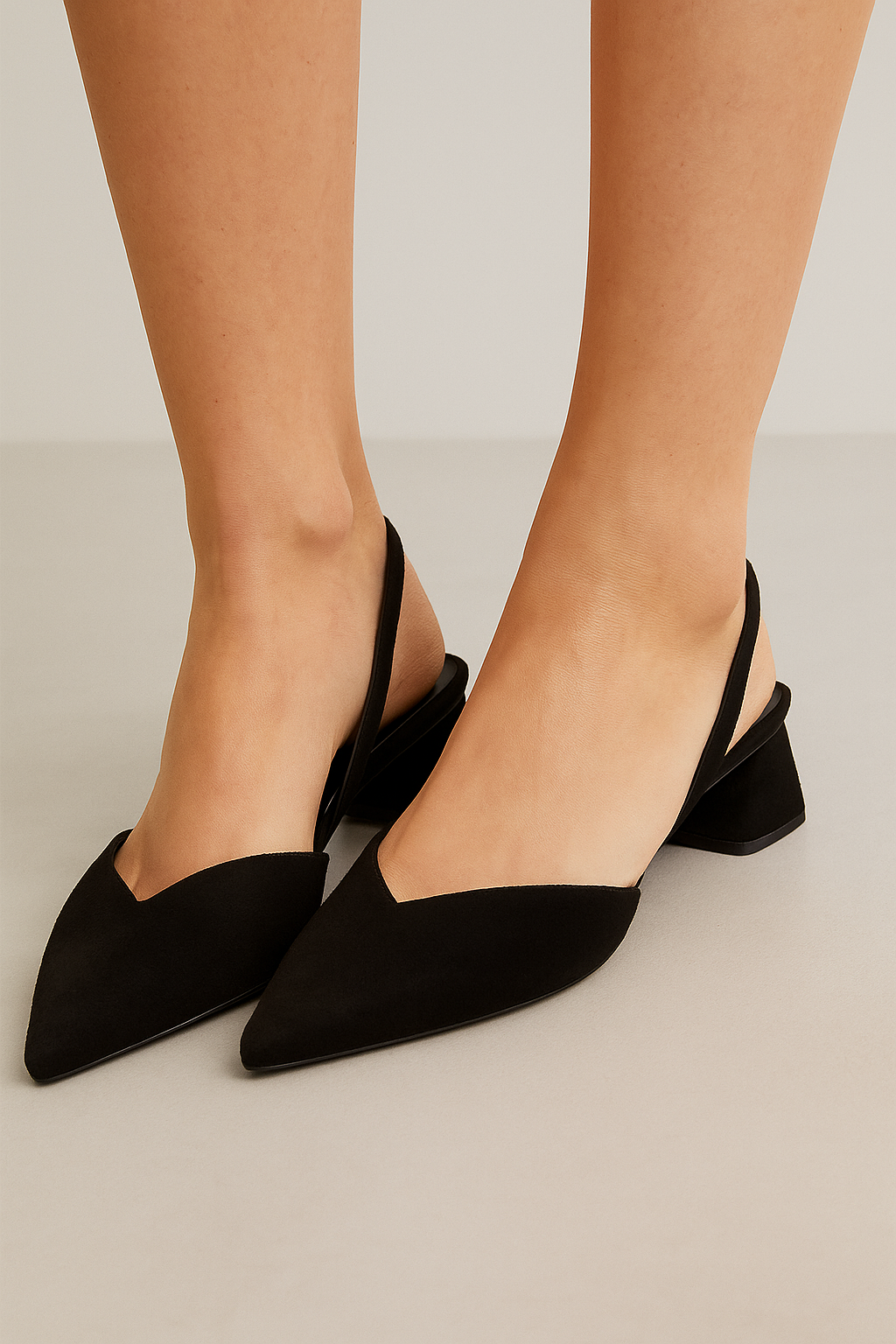 Scarpe slingback con punta a forma di diamante e tacco blocco moderno - Alta Qualita, Consegna Rapida - - blocco diamante forma Frauen Sandalen matilda | scarpe slingback eleganti con punta a forma di diamante e tacco blocco moderno- € punta scarpe scarpe slingback slingback SPRING - Concept Palermo