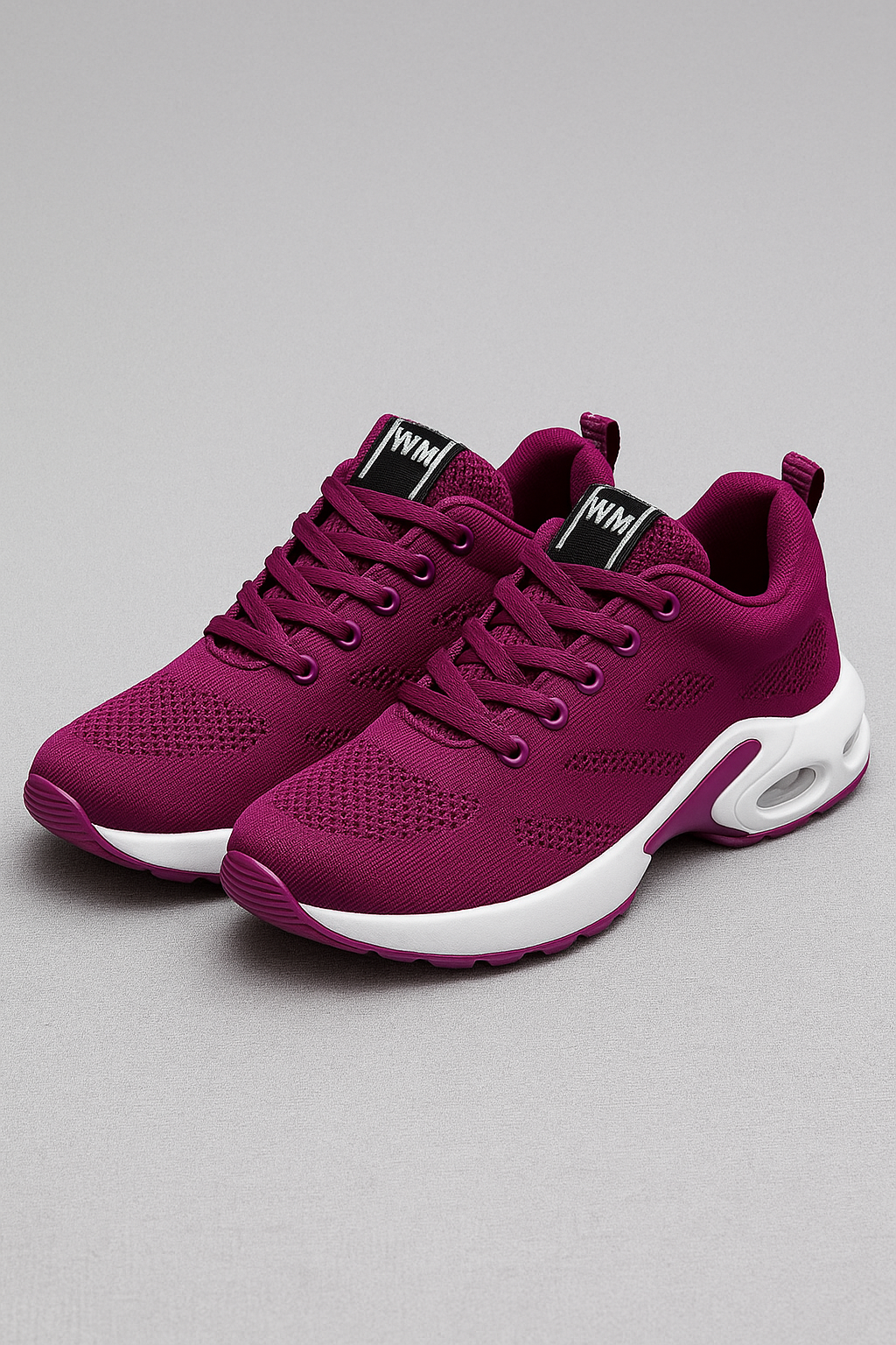 Sneakers da donna con suola con cuscinetto d'aria e rete traspirante Plastica - Viola - aria cuscinetto donna plastica rete shoes shoes woman sneakers sneakers donna WOMEN womens shoes - Concept Palermo