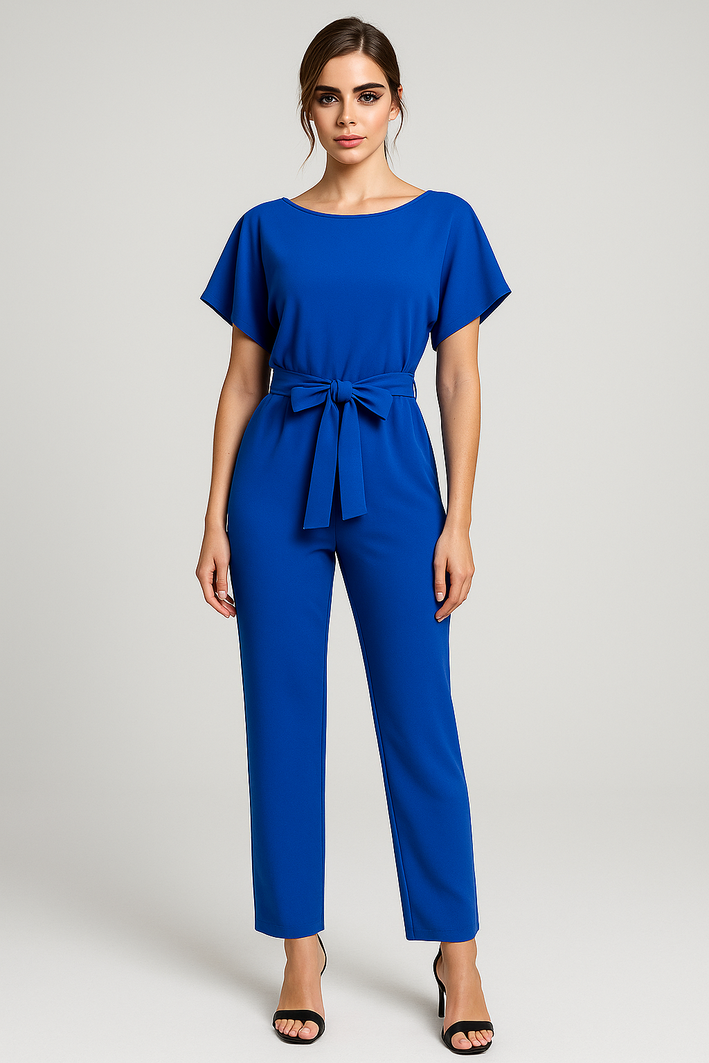 Tuta da donna con pantalone aderente e maniche fluide - - aderente donna fluide maniche one-pieces pantalone simple-and-stylish-jumpsuit-ai tuta tuta donna - Concept Palermo