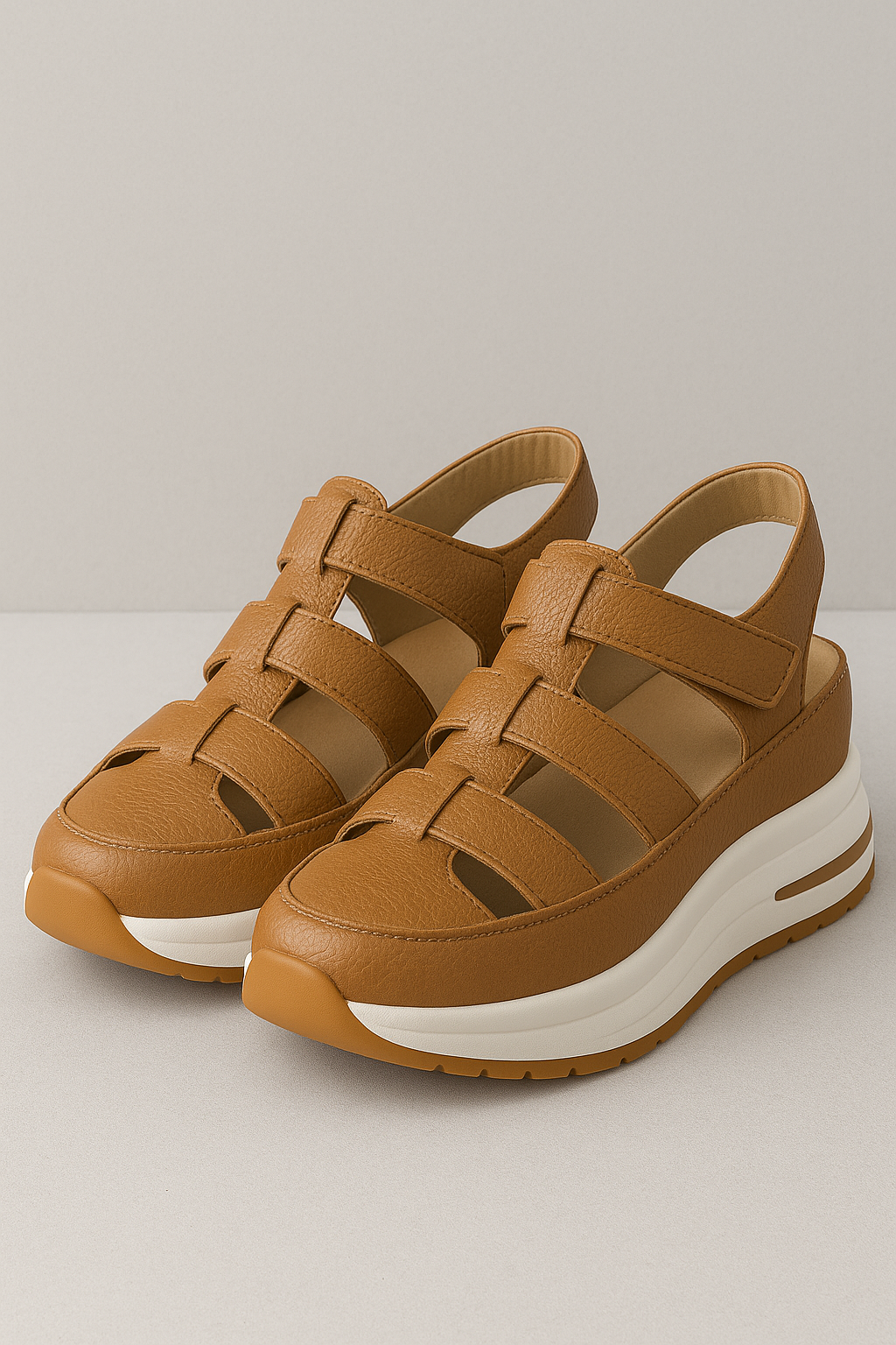 Sandali Donna Estivi Comodi Antiscivolo per Mare e Passeggio - Marrone - accessori moda estiva antiscivolo calzature traspiranti comodi donna estivi footwear estivo moda estiva sandali sandali antiscivolo sandali comodi donna sandali donna sandali eleganti sandali estivi sandali versatili shoes suola ergonomica - Concept Palermo