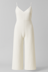 Dames polyester mouwloze jumpsuit