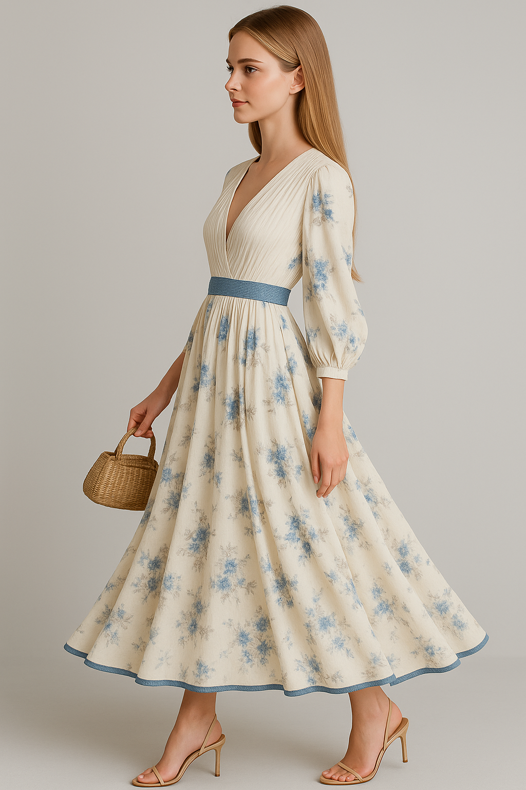 Abito Maxi Estivo Leggero da Donna in Lino con Scollo a V - Vari Colori e Taglie - - abbigliamento estivo abito abito da donna abito donna abito elegante abito estivo abito senza maniche design versatile donna dresses leggero maxi abito leggero moda estiva tessuto traspirante vestito estivo - Concept Palermo