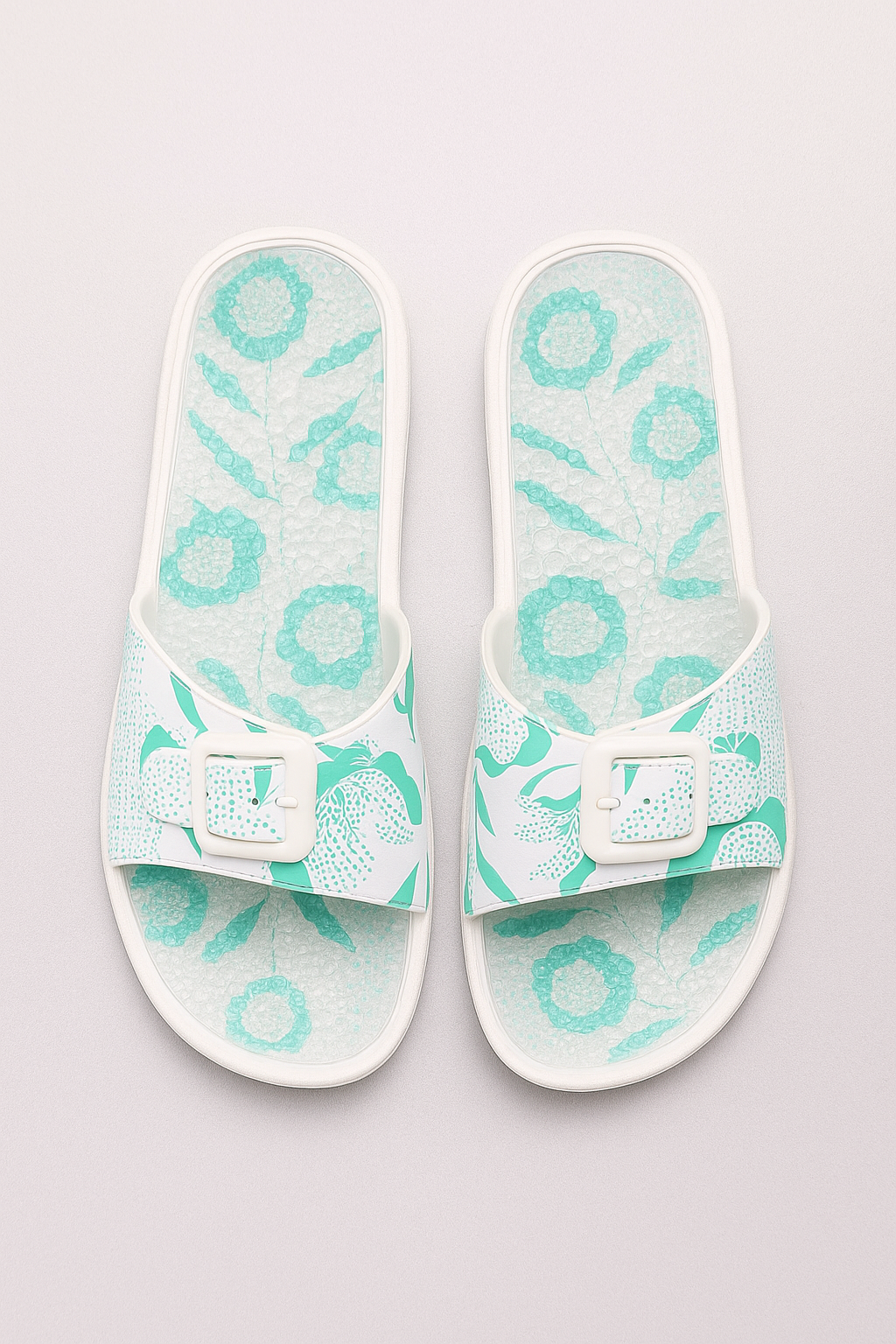 Sandali da bagno da donna Wellness con plantare massaggiante - - aqua bagno casual donna flat General Comfort massaggiante plantare sandali sandali bagno sandals wellness white womens - Concept Palermo